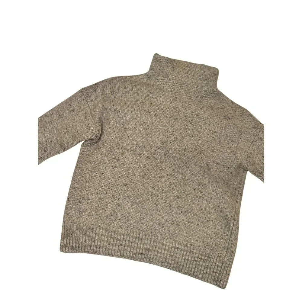 Vince Alpaca Wool Blend Funnel Neck Sweater Women's XS Quiet Luxury Timeless - Picture 13 of 16